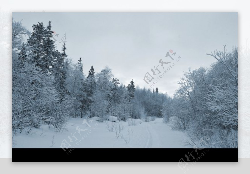 苏联雪景高清晰2859x1900像素300DPI图片