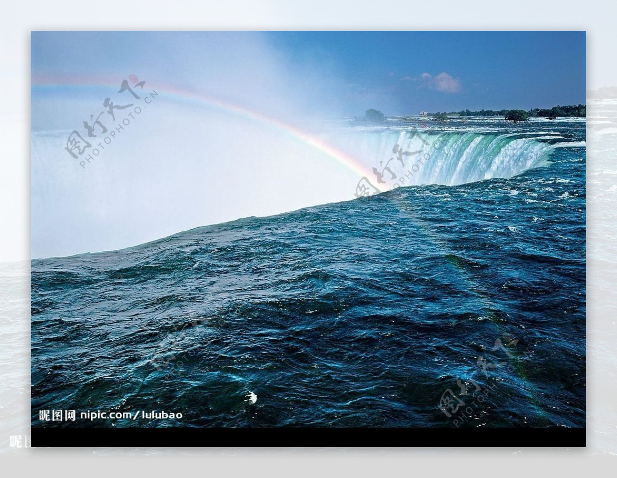 尼加拉瓜大瀑布彩虹奇观图片