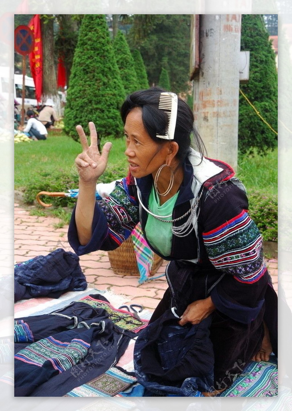 越南沙霸少數民族图片