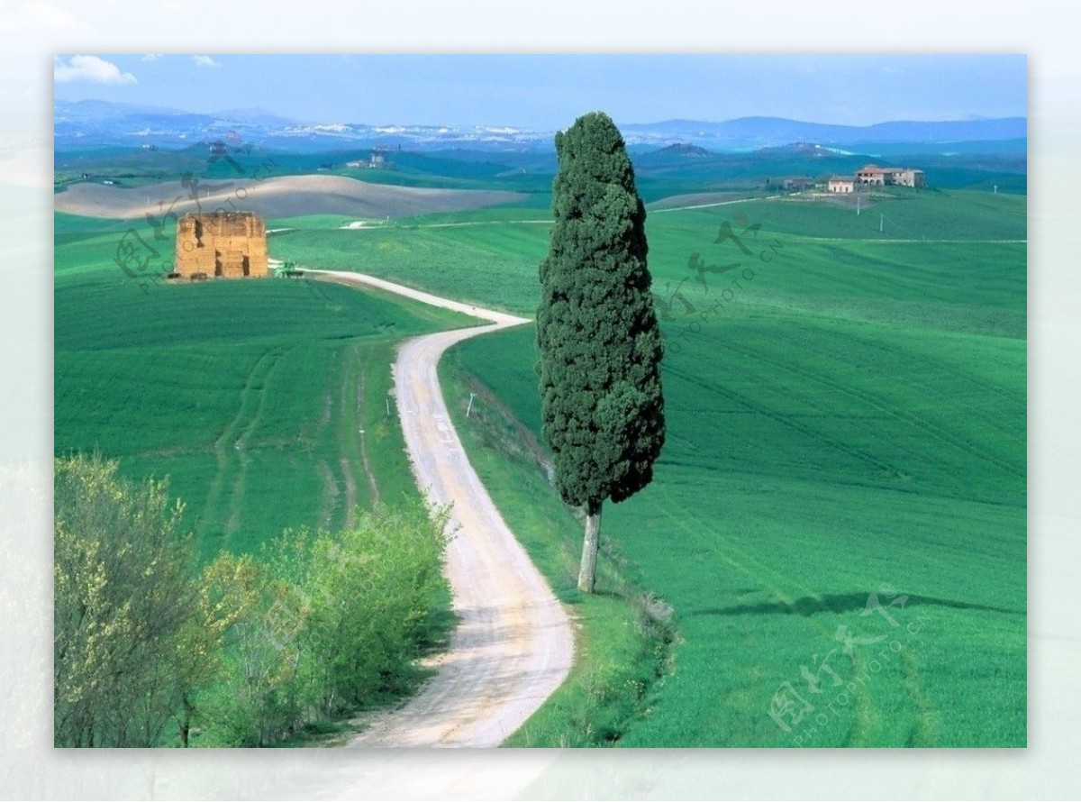 意大利乡村小路图片