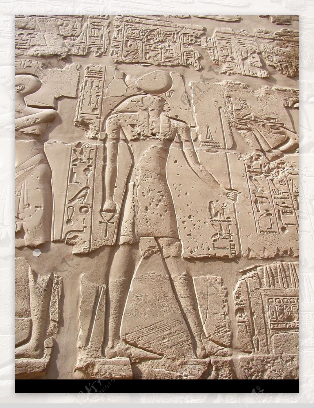埃及卡纳克神庙壁画图片
