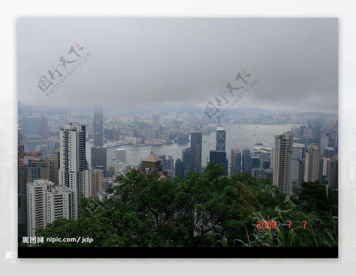 香港太平山顶图片