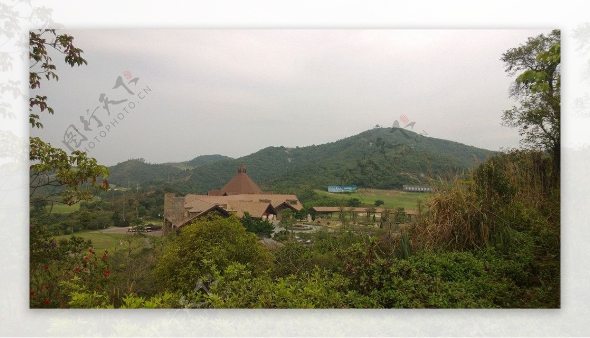 鸟瞰山野图片