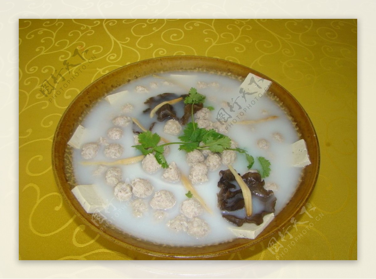 乡村豆腐烩丸子图片
