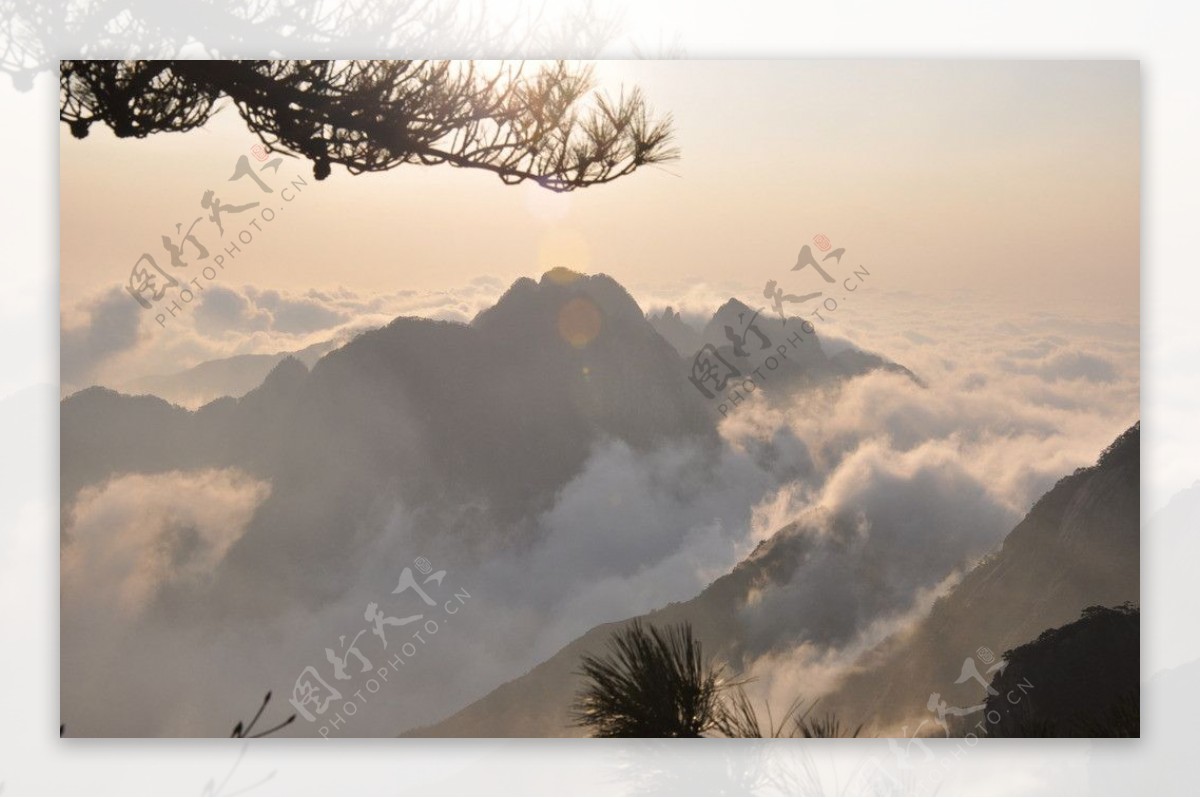 黄山西海图片