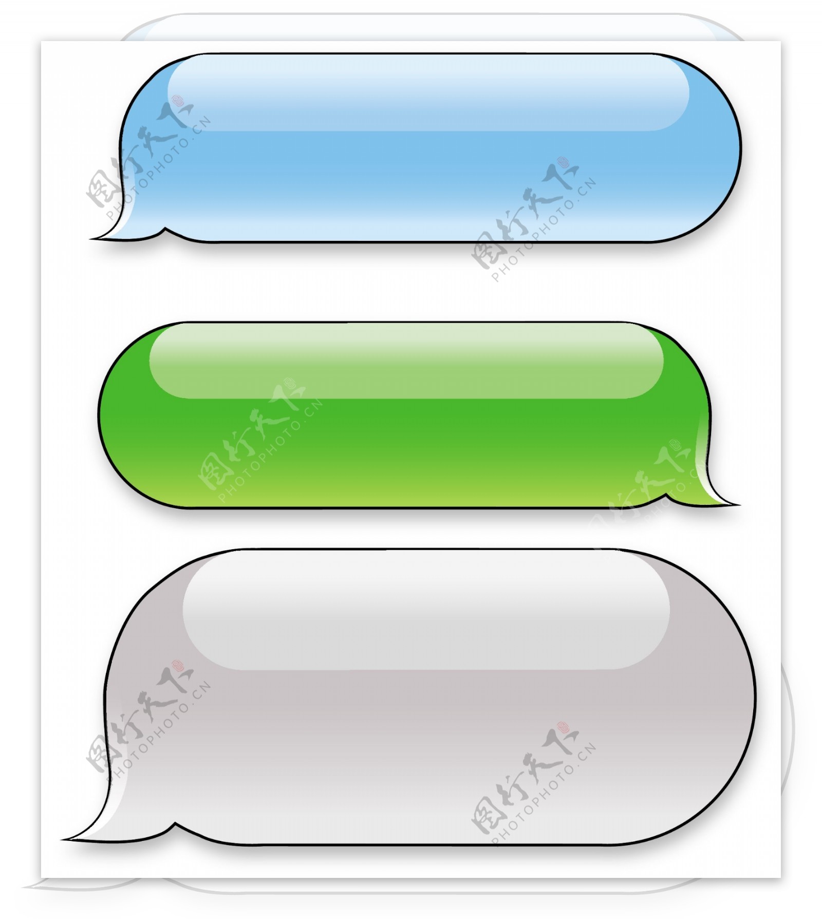 iphone短信对话框图片
