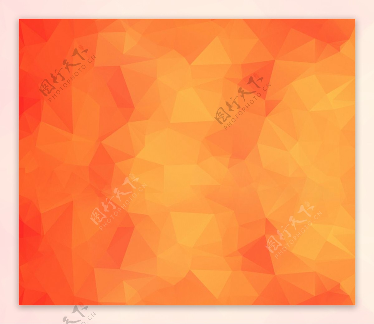 橙色切面壁纸图片