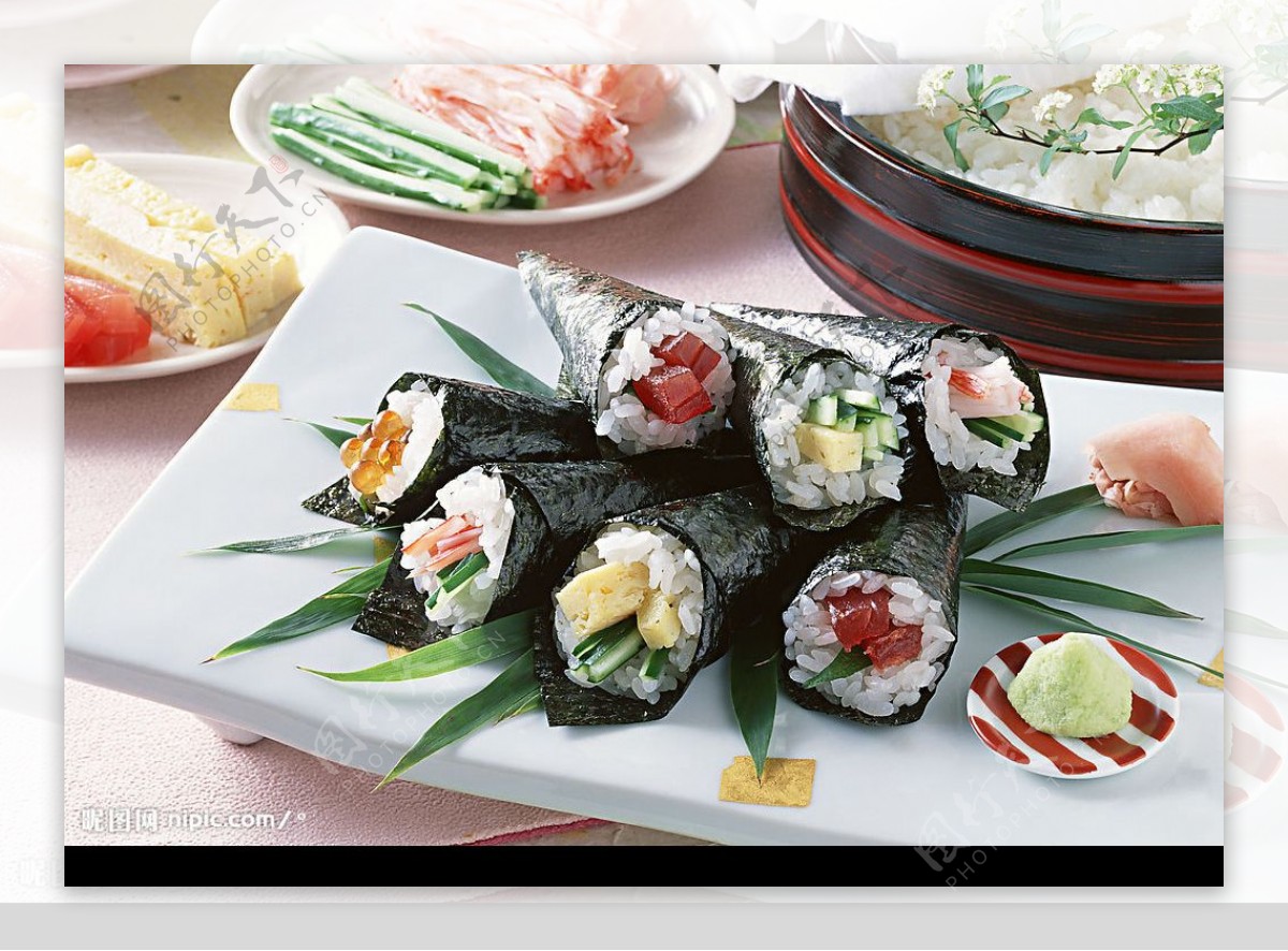 美食寿司日本图片