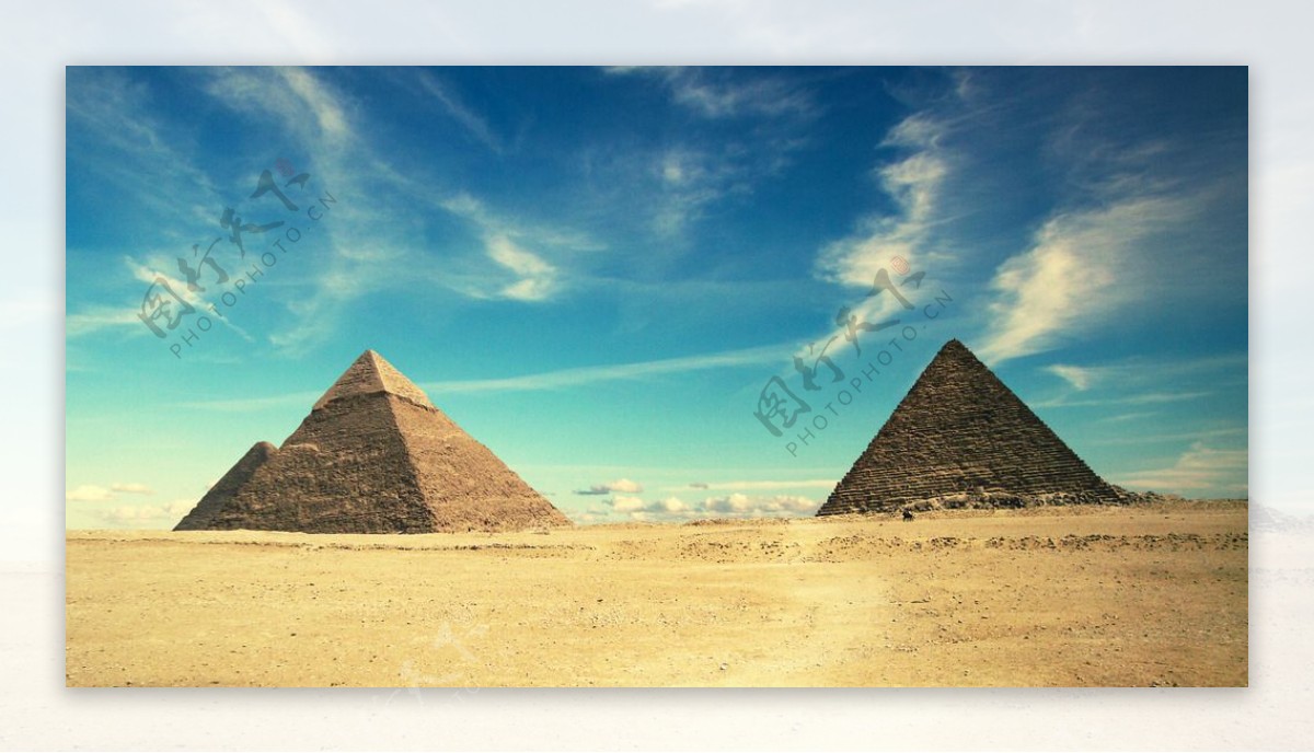 埃及双金字塔图片
