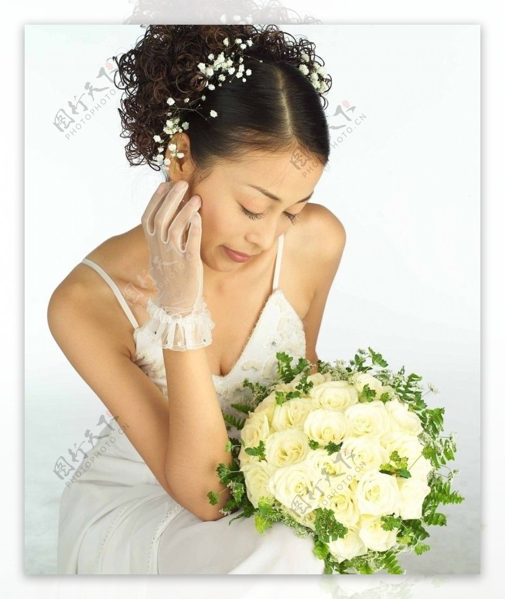 新娘手捧花图片