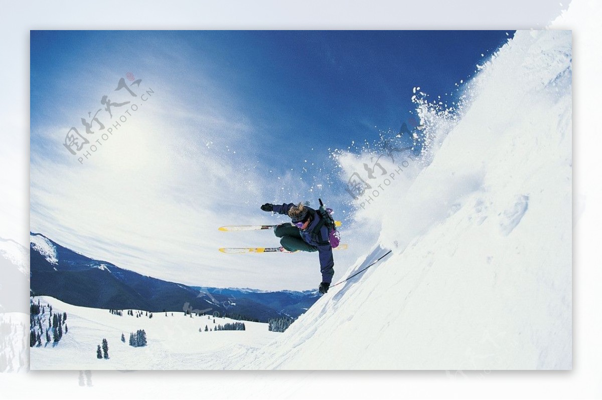 滑雪高清壁纸图片