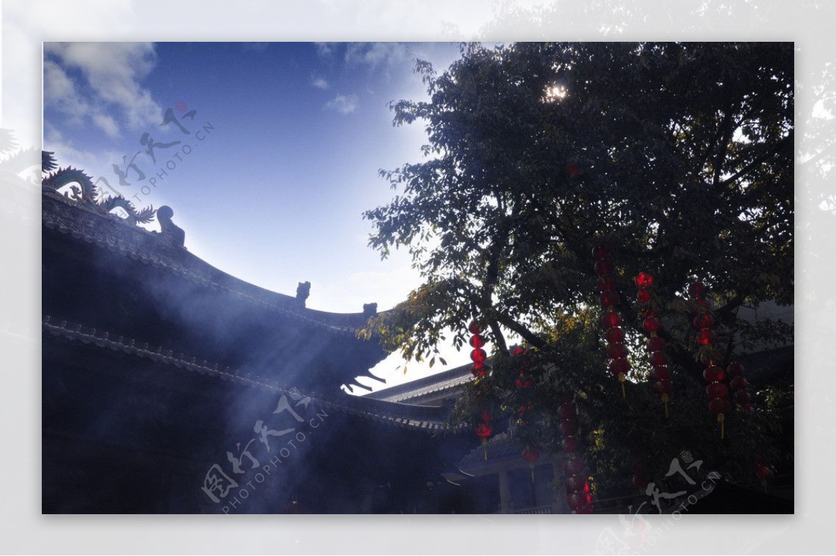广州寺庙春节图片