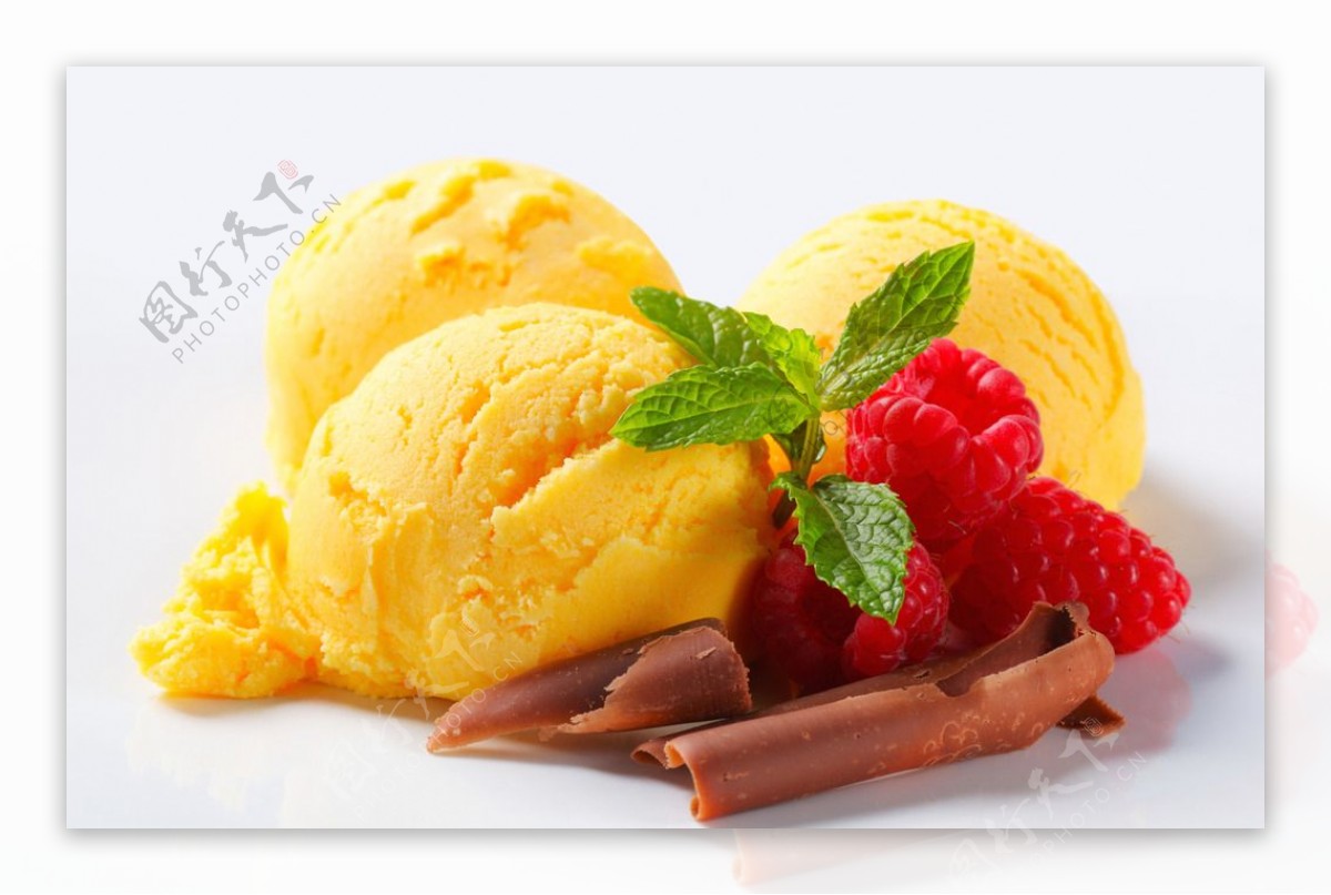 芒果冰淇淋图片素材-编号36014987-图行天下