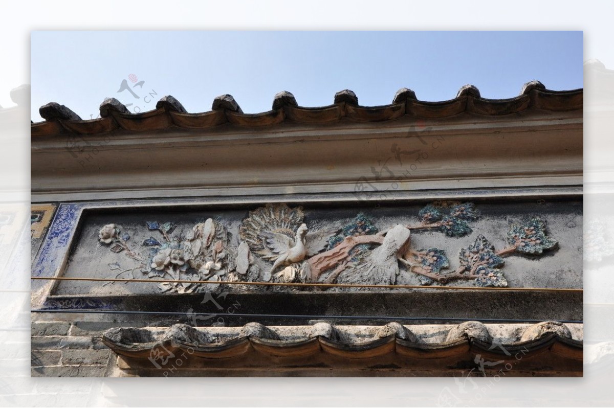 上岳村古建筑砖雕图片