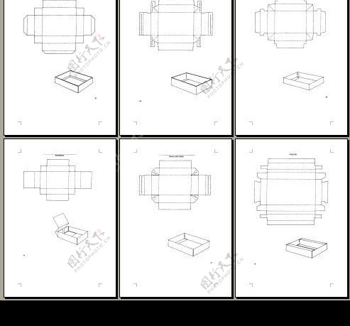 包装盒型模板设计手册200款a图片