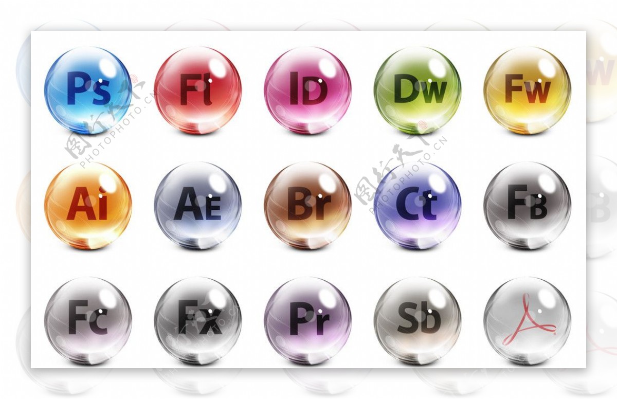 Adobe水晶图标图片