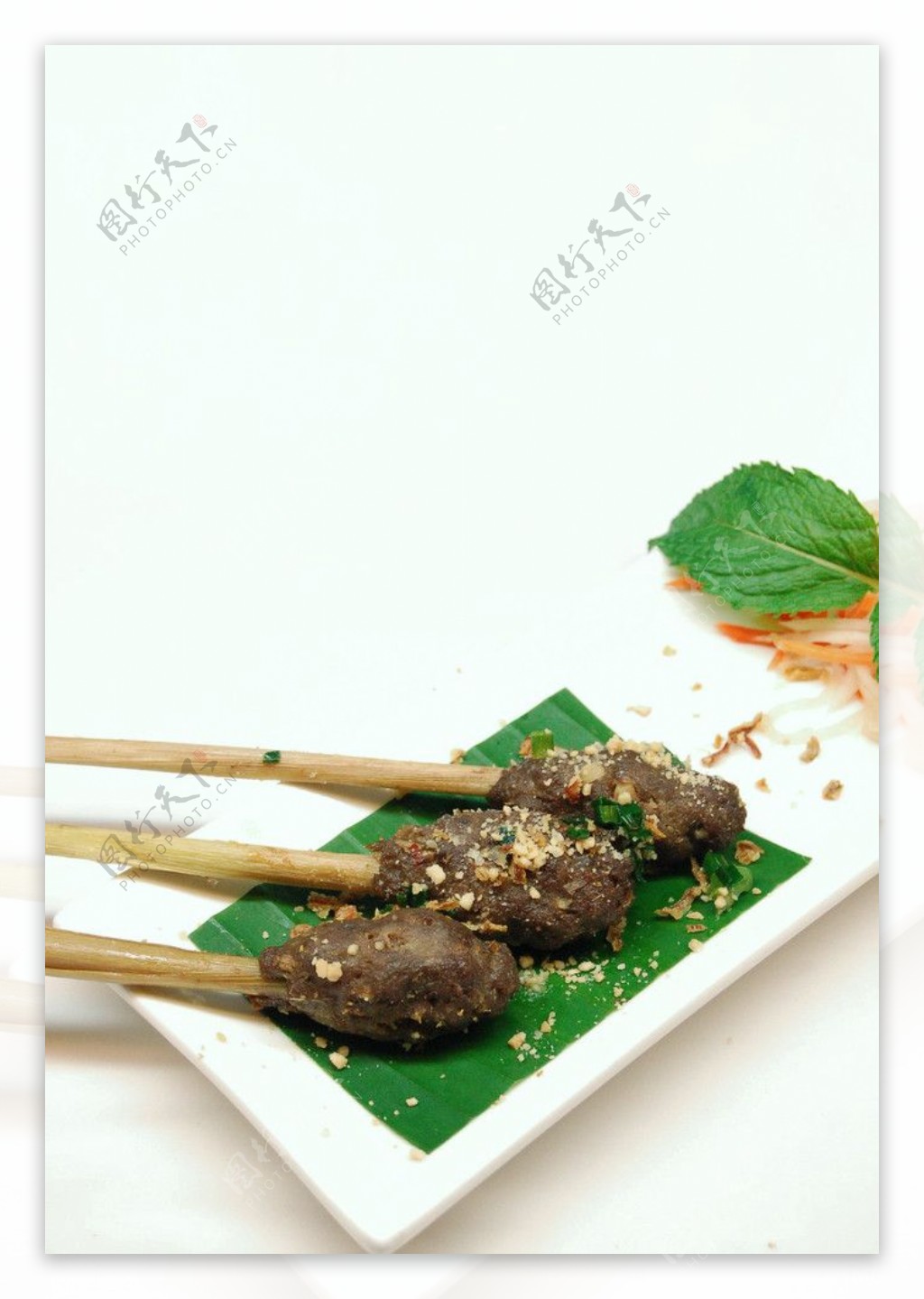 越南牛肉串图片