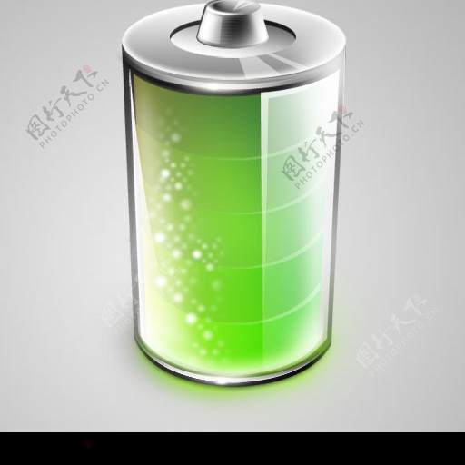 绿色电池图片