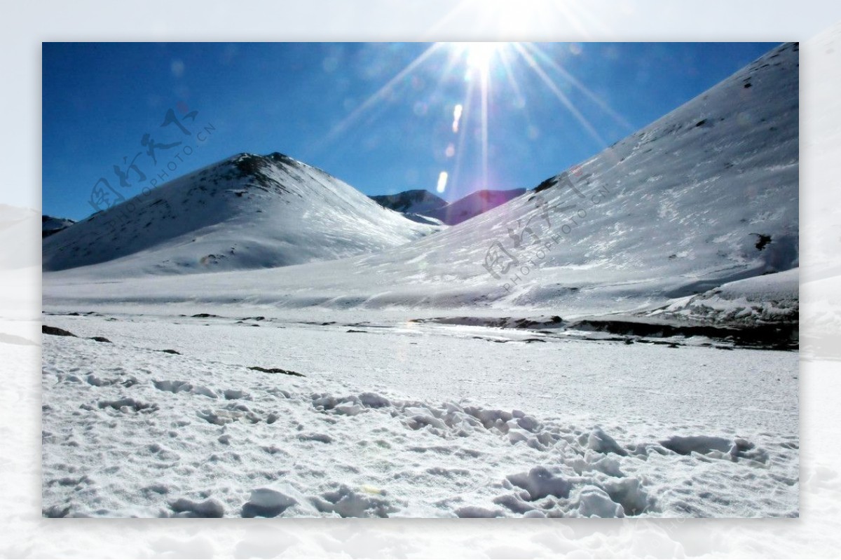 冬日的藏北图片