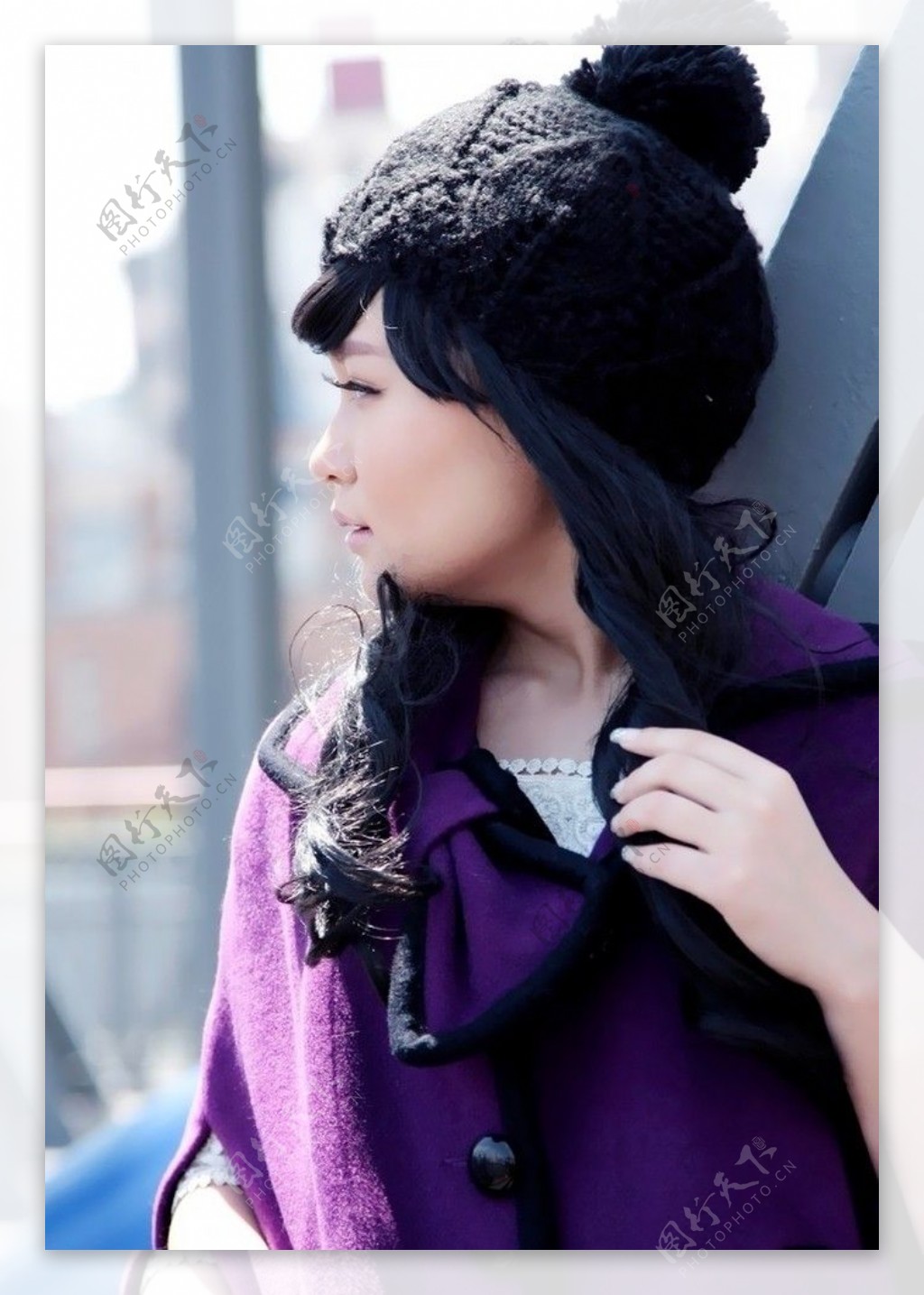 [XiuRen秀人网] 美女模特鱼子酱Fish - 紫色长裙+丝袜系列三亚旅拍 No.4607(14) - 美图131