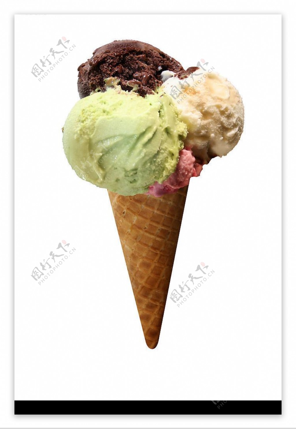 好吃冰淇淋图片