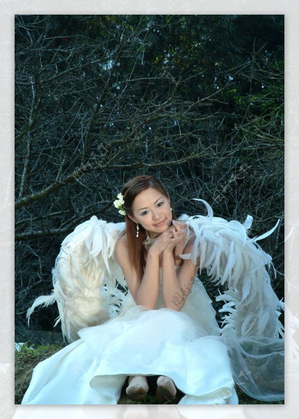 婚纱样片天使情迷图片