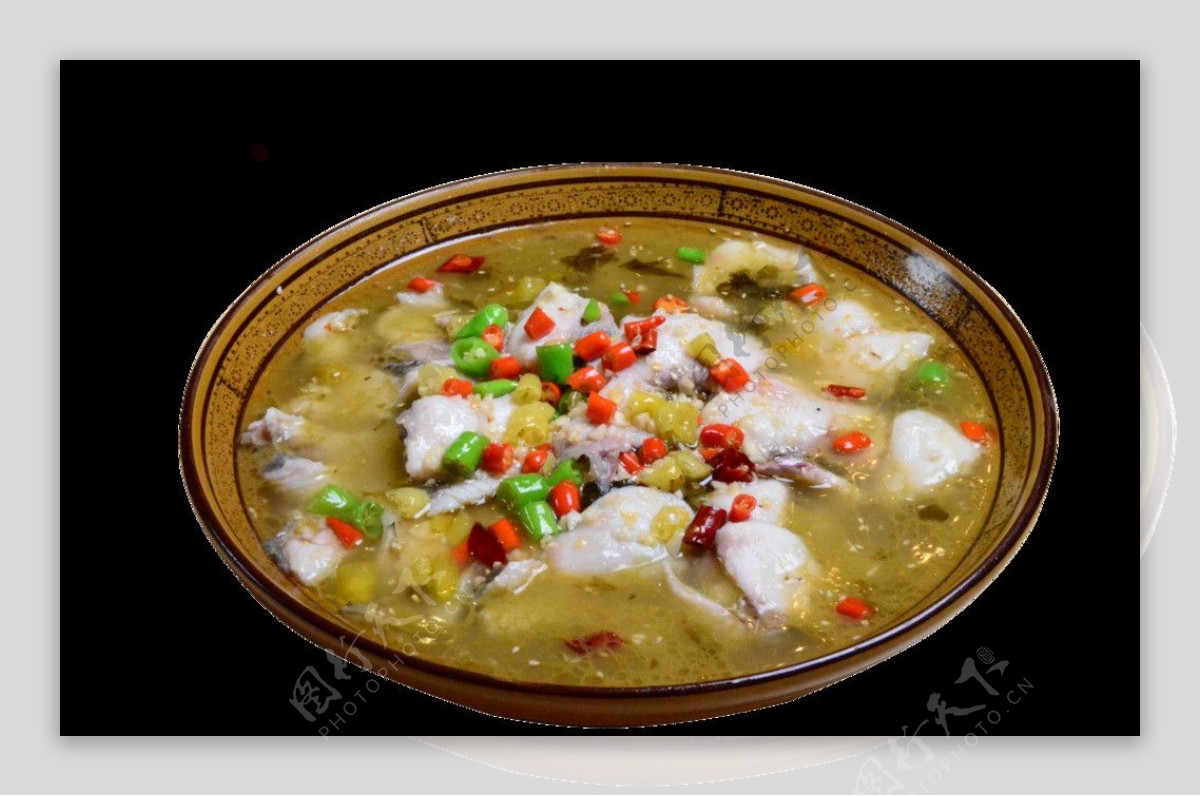 大碗酸菜鱼中餐图片