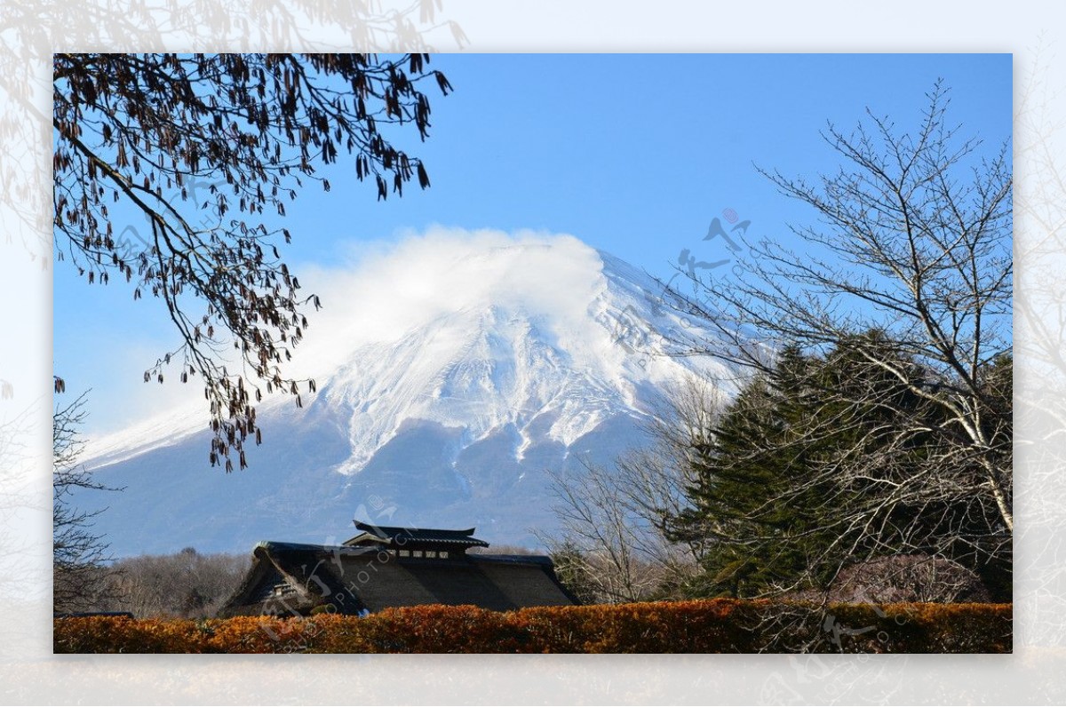 日本富士山图片