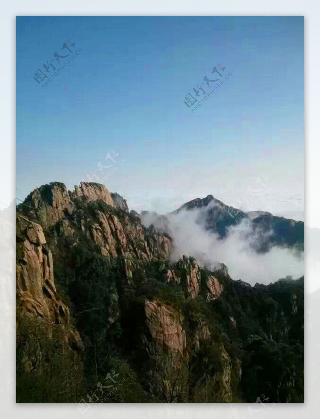 黄山云海风景图片