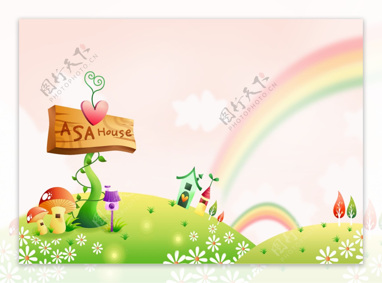 彩虹系列ASA标识牌图片