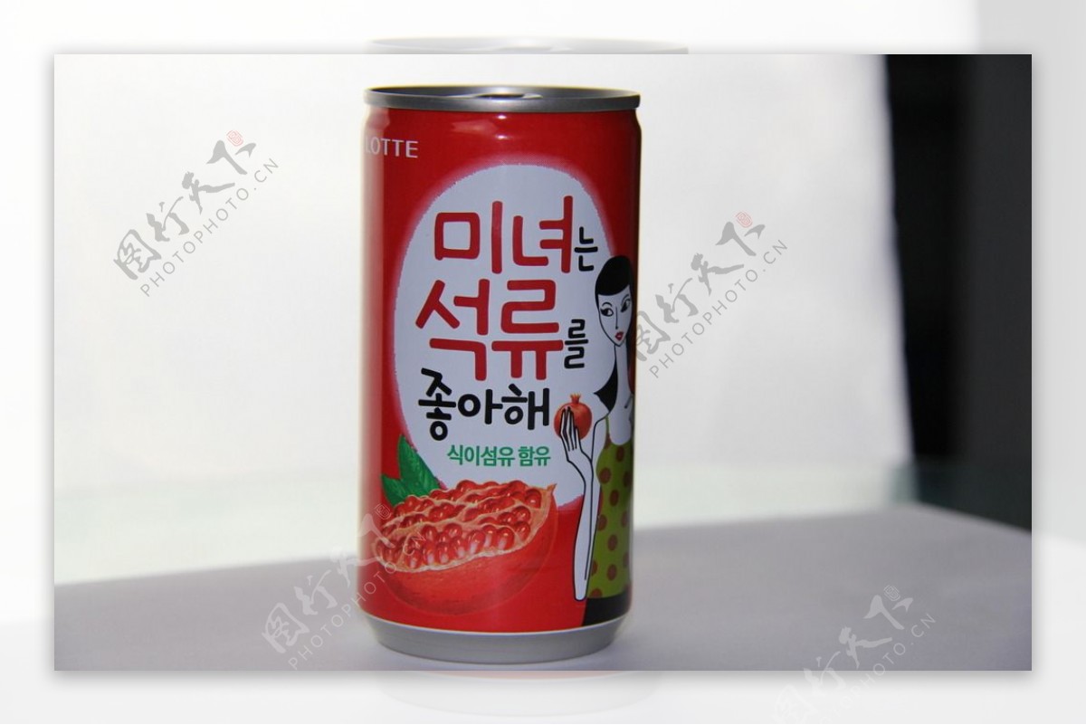韩国石榴饮料图片