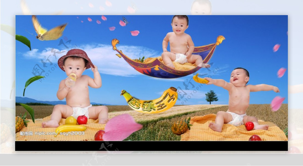 香蕉王子儿童模板6图片
