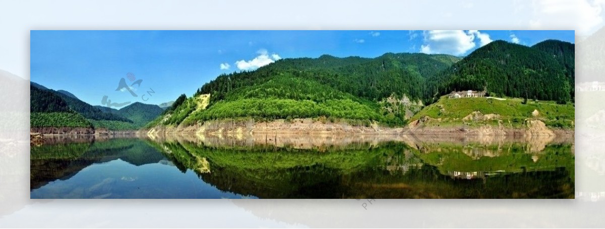 湖光山水图片