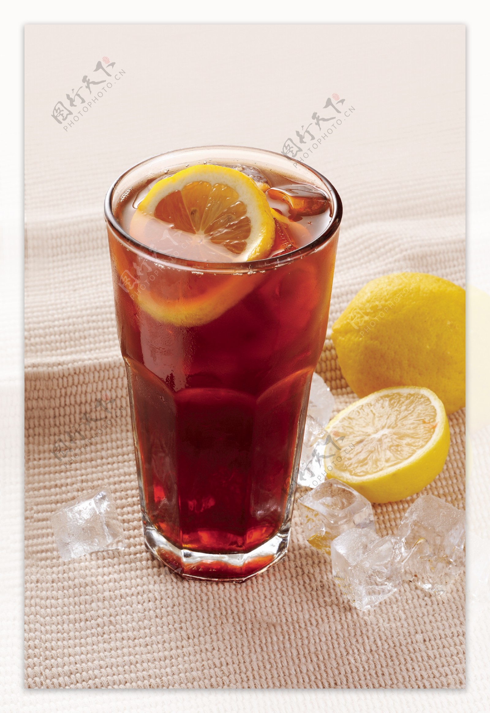 冰柠檬红茶图片