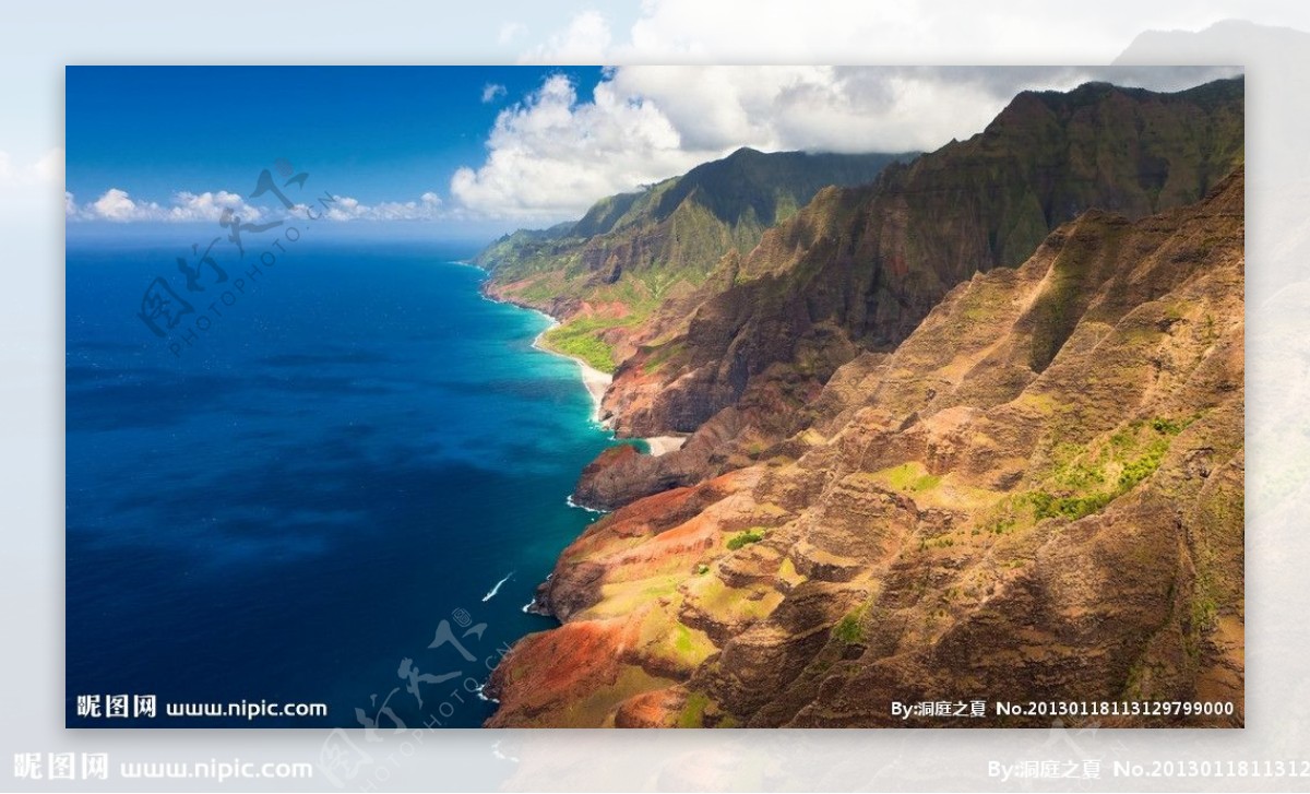 夏威夷半山半岛风景图片