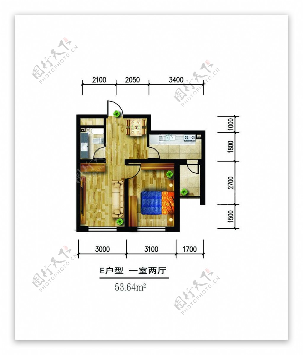 室内平面布置图图片