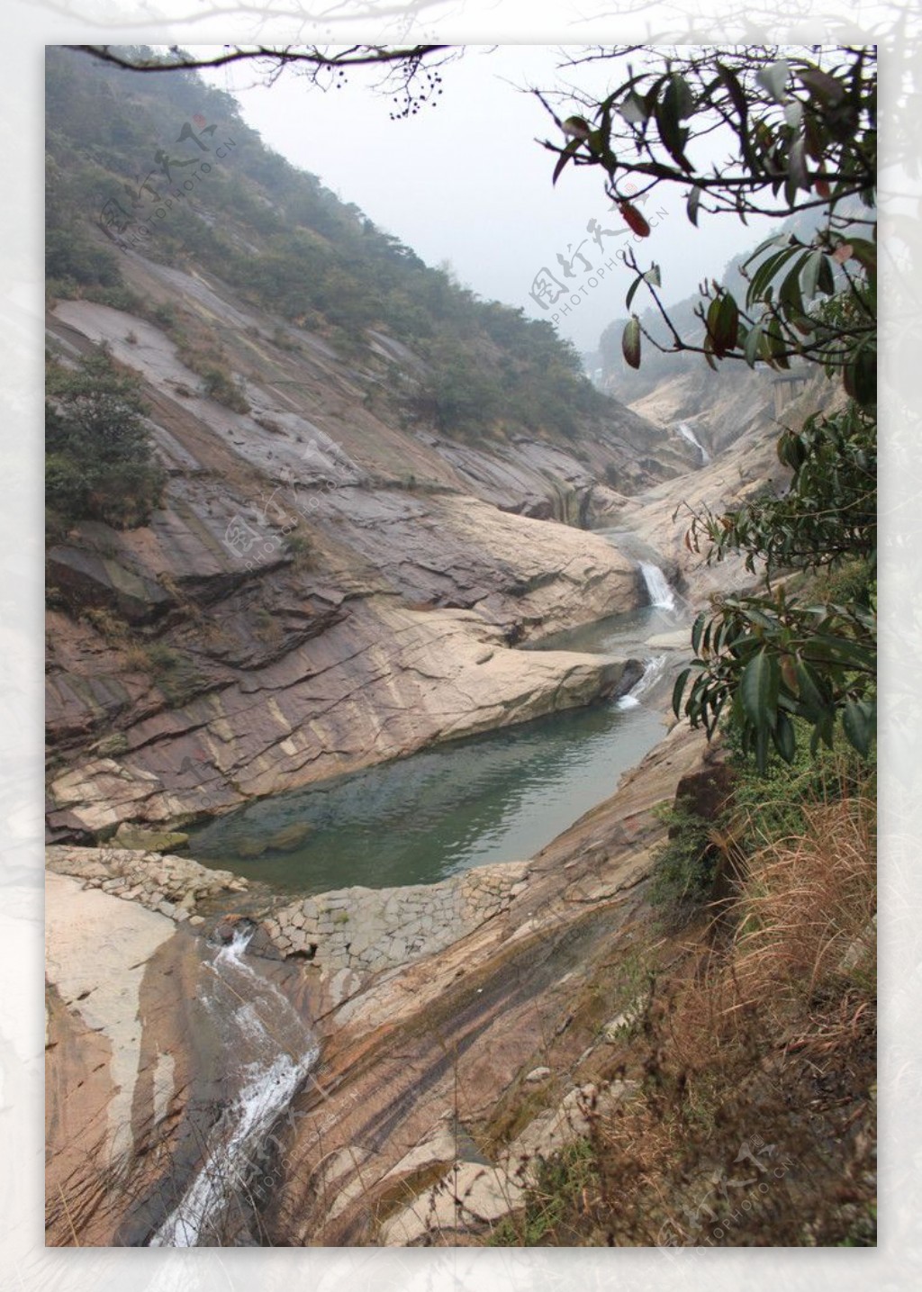 瑶溪峡谷流水图片