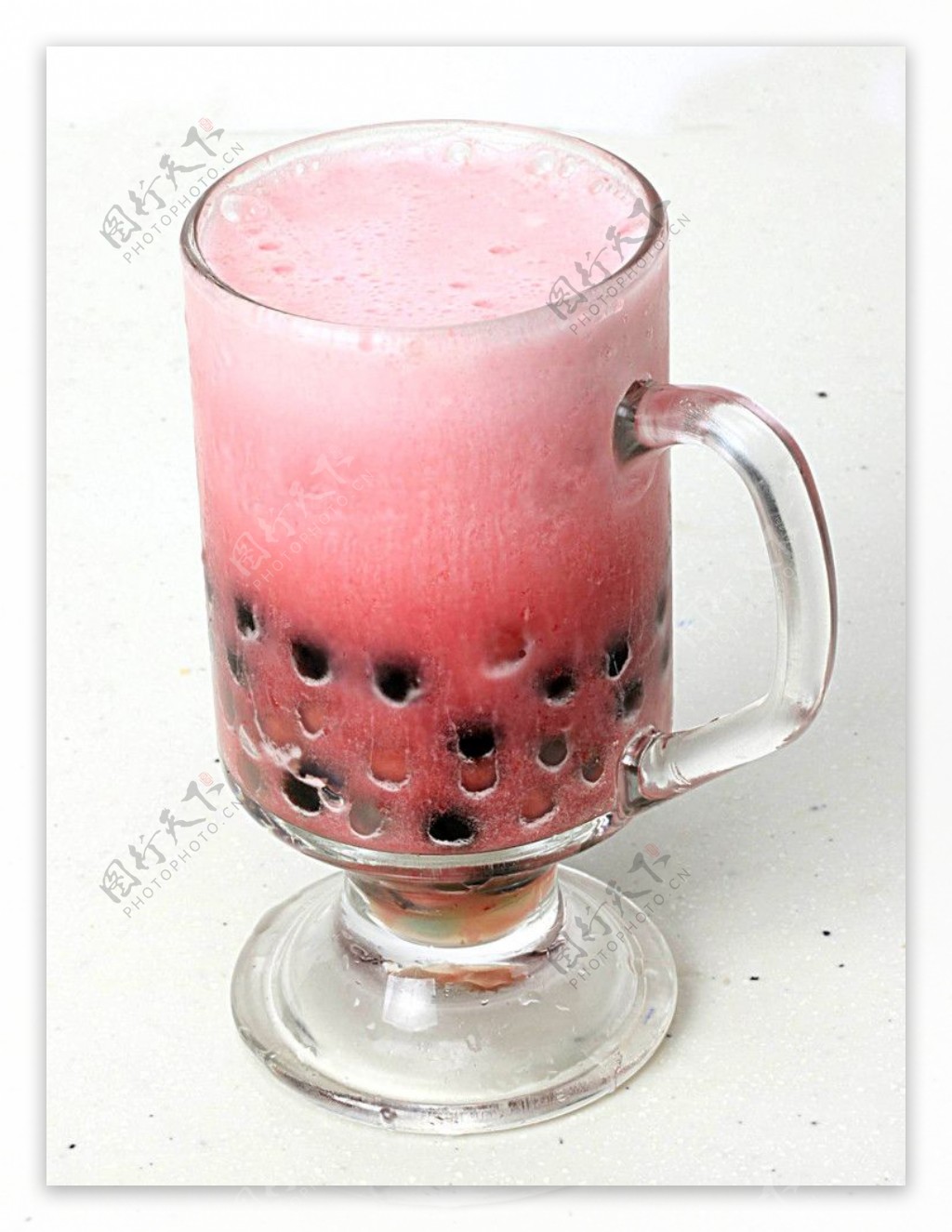 西瓜珍珠奶茶图片
