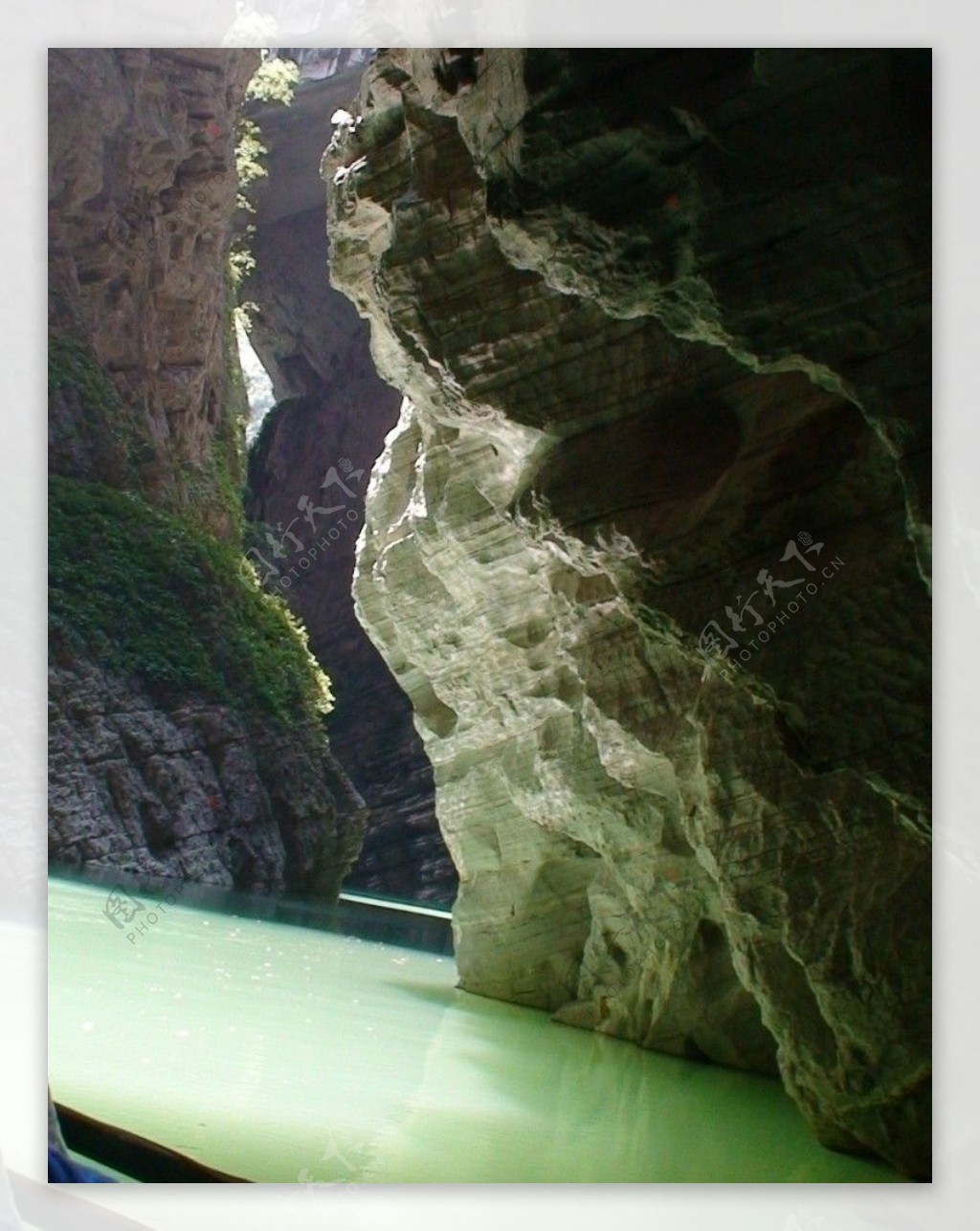 濯水古镇狭口风景图片