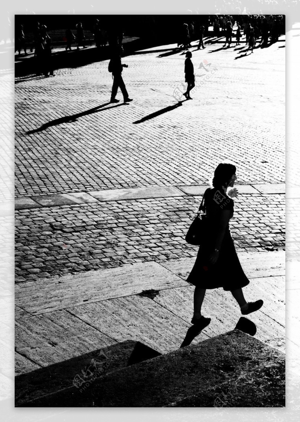 罗马街头的影子图片