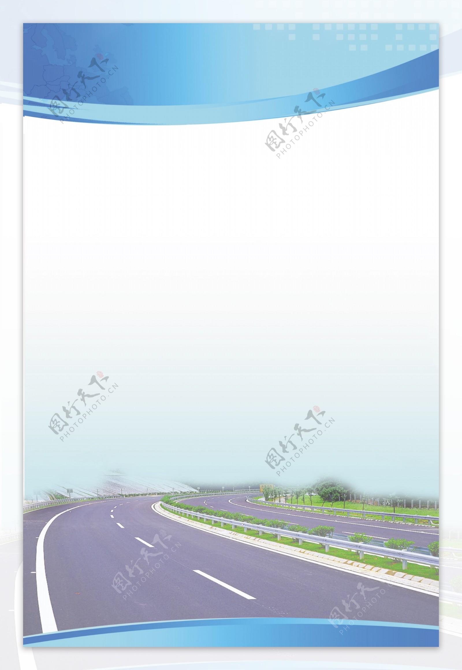 汽车运输管理制度展板背景图片