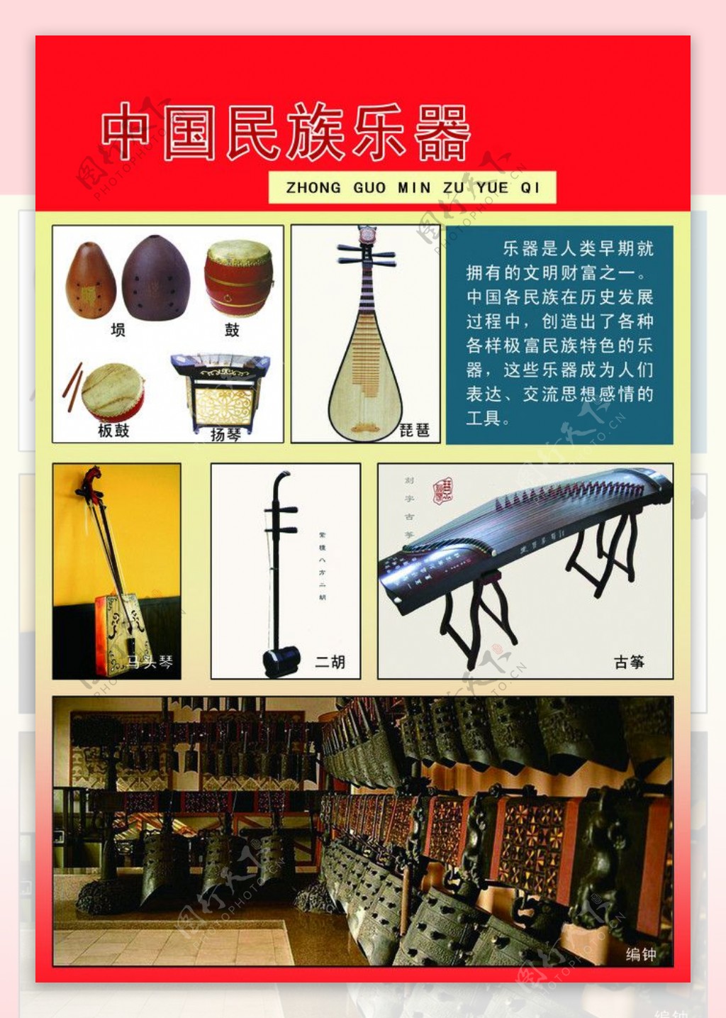 中国民族乐器图片