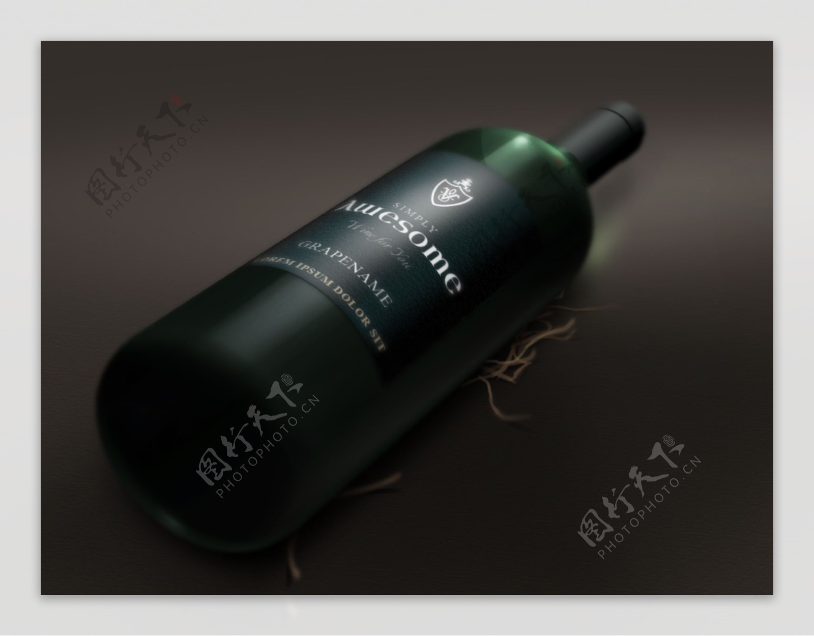 葡萄酒广告设计图片