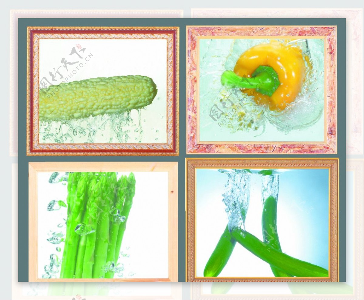 蔬菜相框画图片