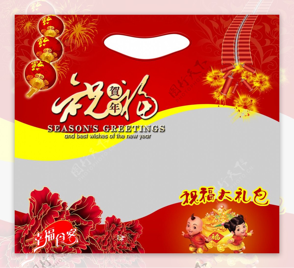 春节食品包装袋图片