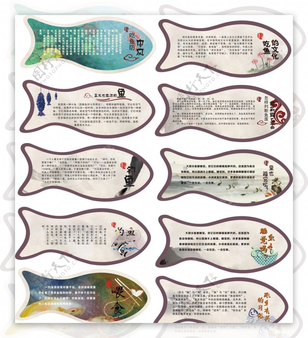 鱼文化长廊系列图片