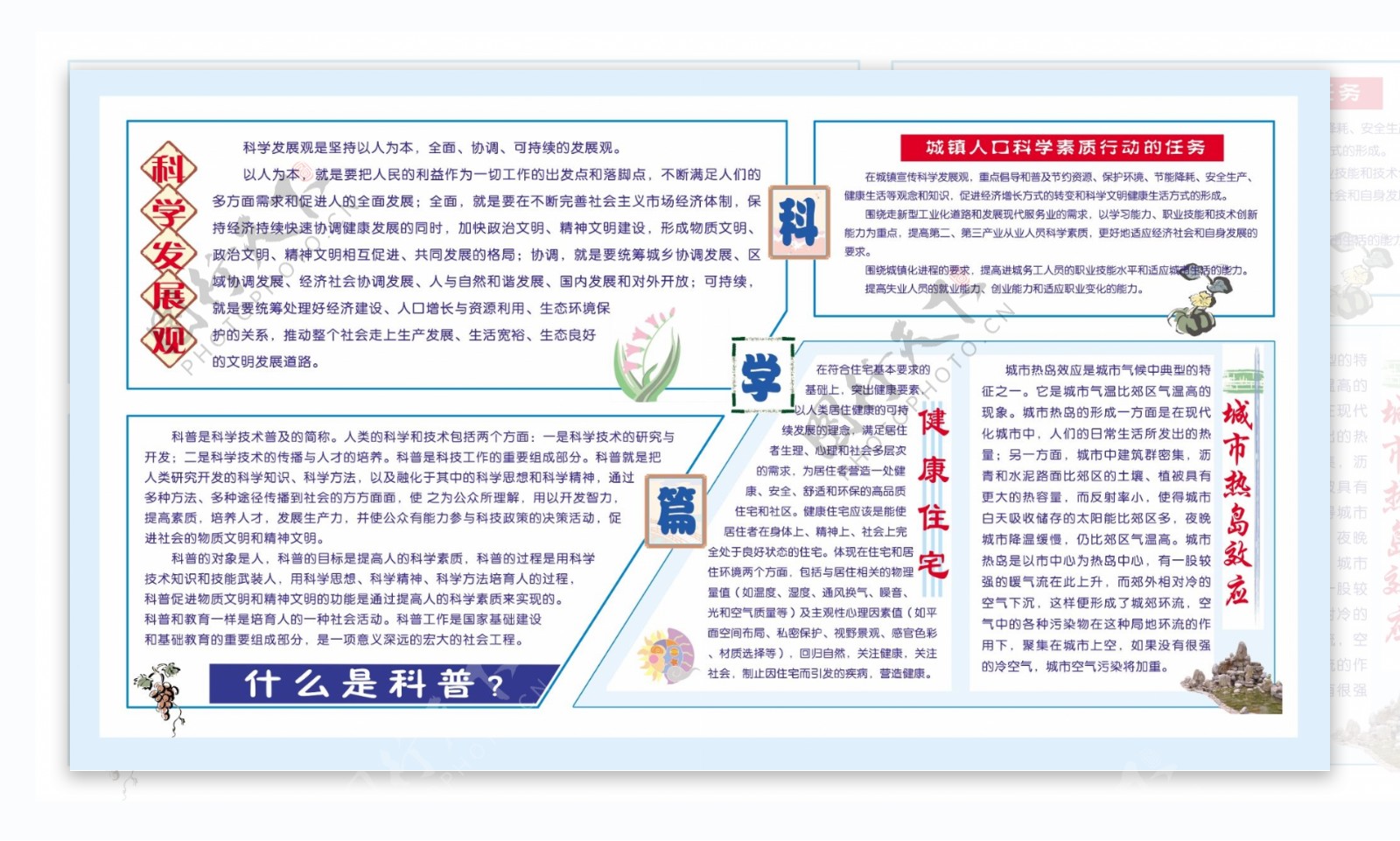 科学宣传栏图片