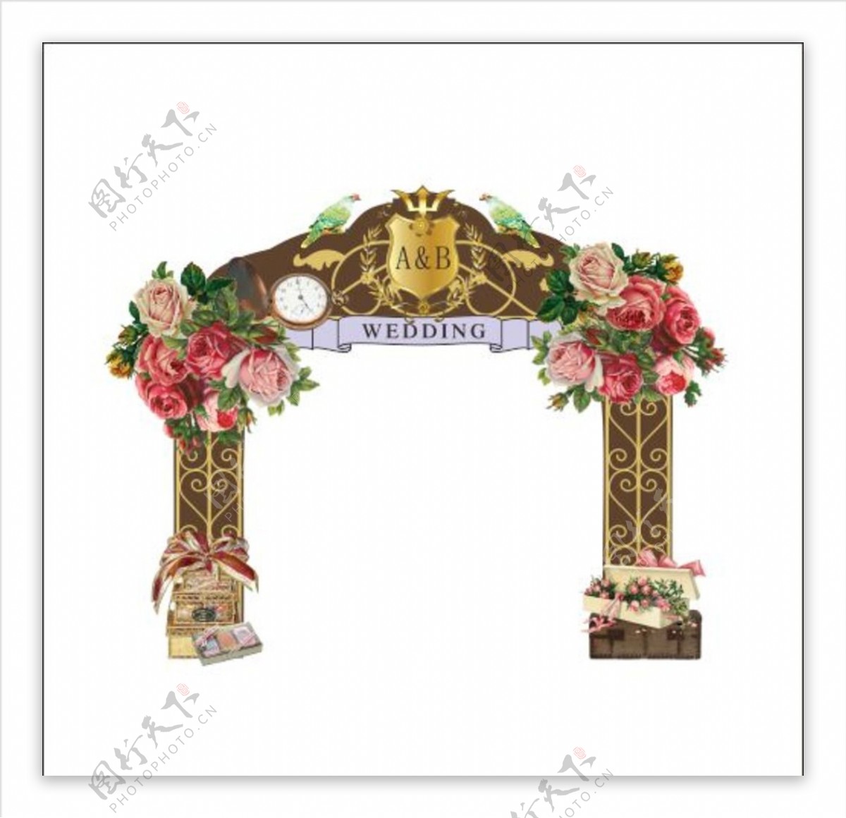 婚礼拱门图片
