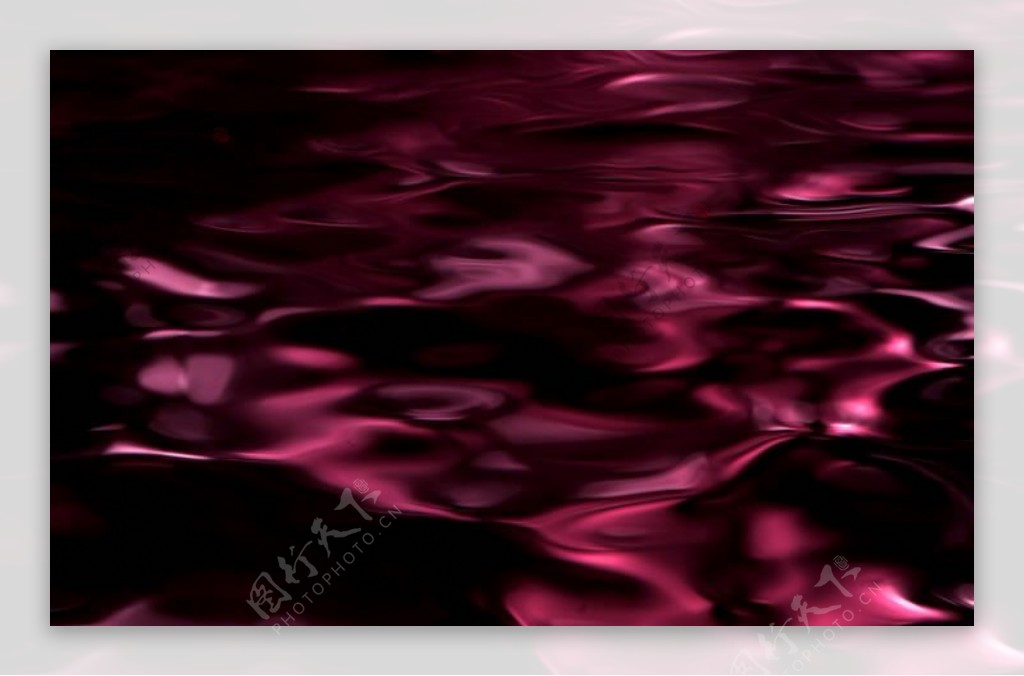 红色液体流动制作素材图片
