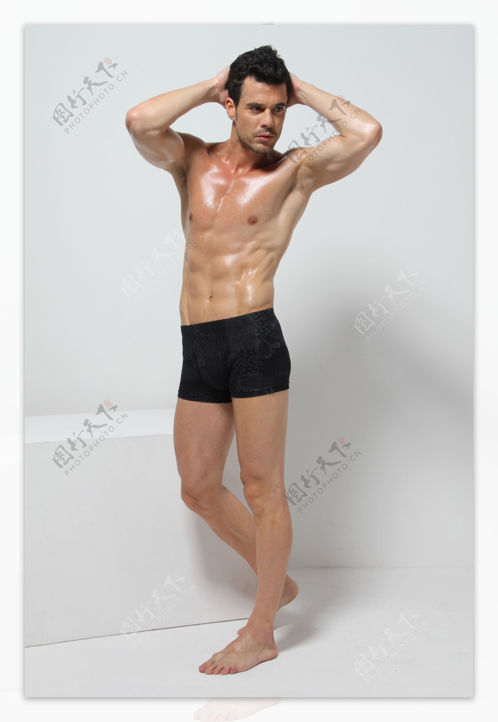 男内裤模特素材图片